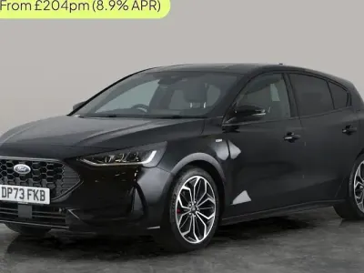 Begagnad Ford Focus ST-Line X 125 HK (91 kW) 2024 Svart Halvkombi
