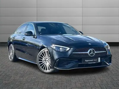 Käytetty Mercedes C220 AMG Line Premium Plus 196 HP (144 kW) 2025 Musta Sedan
