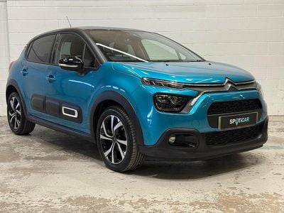 Begagnad Citroën C3 PureTech 82 HK (60 kW) 2022 Blå Halvkombi