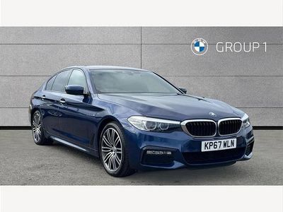 Used BMW 520 M Sport 190 HP (139 kW) 2017 Blue Sedan