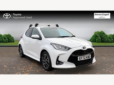 White Used 2023 Toyota Yaris Hybrid Design Hatchback | £17,766 (Fair price)
