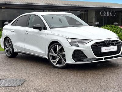 White Used 2025 Audi A3 Black Edition Sedan | £27,990 (Fair price)
