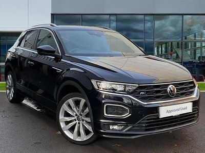 Black Used 2021 VW T-Roc R-line SUV | £19,999 (Fair price)
