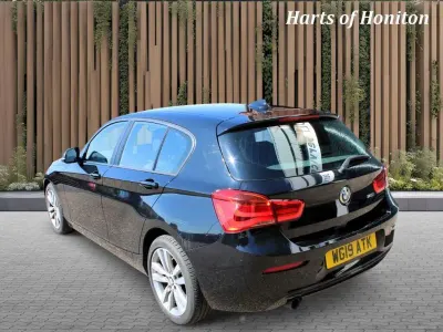 Used BMW 118 Sport Line 134 HP (98 kW) 2019 Black Hatchback