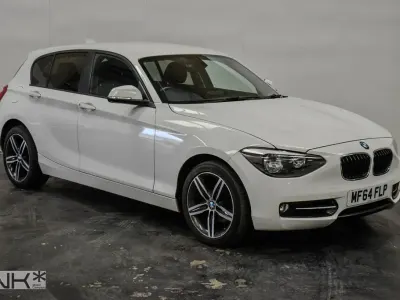 Used BMW 116 Sport Line 136 HP (100 kW) 2014 White Hatchback