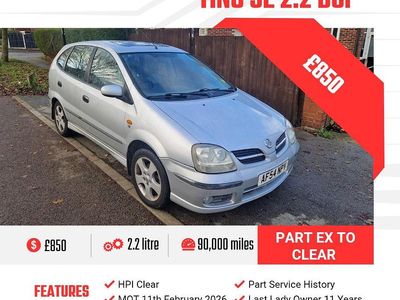 Silver Used 2004 Nissan Almera SE Hatchback | £850