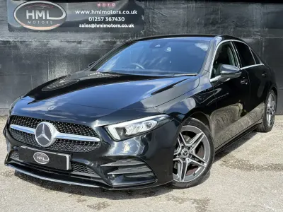 Używany Mercedes A200 AMG line 163 KM (119 kW) 2019 Czarny Sedan/Limuzyna