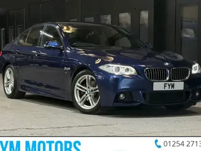 Used BMW 520 M Sport 190 HP (139 kW) 2015 Blue Sedan