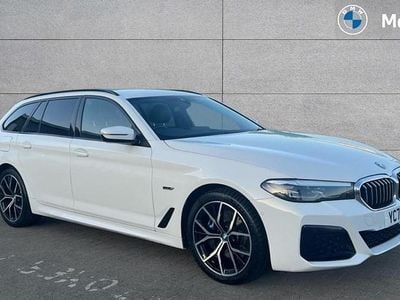 Alpine white Used 2021 BMW 530e M Sport Estate | £21,960 (Good price)