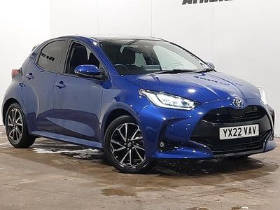 Used Toyota Yaris Hybrid Design 116 HP (85 kW) 2022 Blue Hatchback