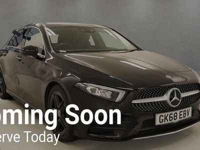 Used Mercedes A180 AMG line 116 HP (85 kW) 2018 Black Hatchback