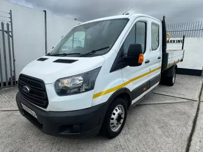 Used Ford Transit 130 HP (95 kW) 2019 White Cabriolet