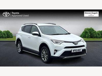 White Used 2016 Toyota RAV4 Estate | £12,795 (A bit pricey)