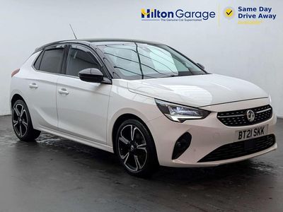 Used Vauxhall Corsa Elite 102 HP (75 kW) 2021 White Hatchback