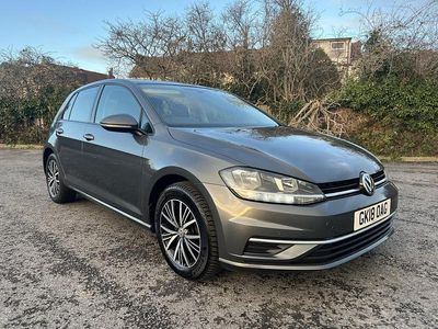 Grey Used 2018 VW Golf VII SE Hatchback | £9,350 (Fair price)