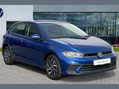 Used VW Polo Life 95 HP (69 kW) 2022 Reef blue metallic Hatchback