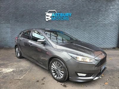 Grey Used 2017 Ford Focus ST-Line Hatchback | £7,195 (Good price)