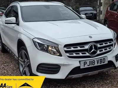 Used Mercedes GLA200 AMG line 156 HP (114 kW) 2018 White SUV