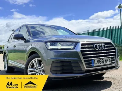 Used Audi Q7 S-Line 286 HP (210 kW) 2018 Grey SUV