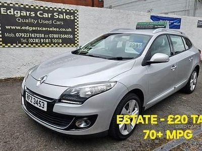 Used Renault Mégane GrandTour Dynamique 110 HP (80 kW) 2013 Silver Estate