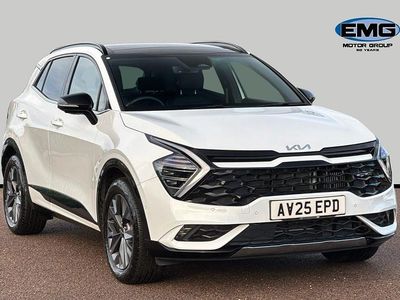 Fusion white Used 2025 Kia Sportage GT-Line S SUV | £28,890 (Good price)