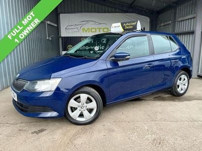 Used Skoda Fabia SE 90 HP (66 kW) 2017 Blue Hatchback