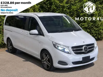 Used Mercedes V220 Avantgarde 2015 White MPV