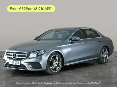Usado Mercedes E220 AMG line 194 HP (142 kW) 2017 Cinzento Sedan