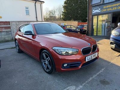 Used BMW 120 Sport Line 2016 Orange Hatchback