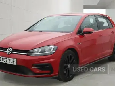 Used VW Golf VII R-line 150 HP (110 kW) 2017 Red Hatchback