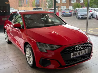 Used Audi A3 Design 150 HP (110 kW) 2021 Red Sedan