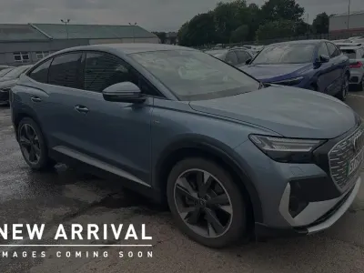 Used Audi Q4 e-tron S-Line 150 kW (204 HP) 2023 Blue SUV