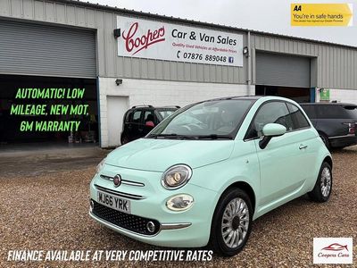 Used Fiat 500 Lounge 69 HP (50 kW) 2016 Green Hatchback