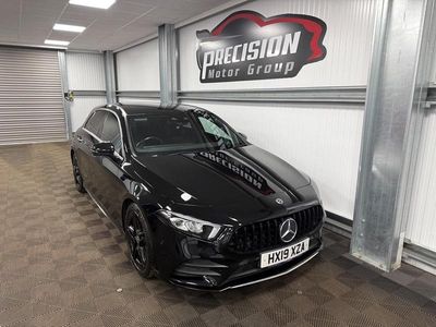 Used Mercedes A180 AMG Line Premium 116 HP (85 kW) 2019 Black Hatchback