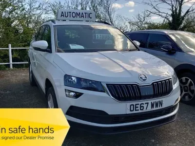Używany Skoda Karoq SE Technology 150 KM (110 kW) 2018 Biały SUV