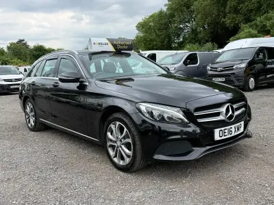 Used Mercedes C350e 293 HP (215 kW) 2016 Black Estate