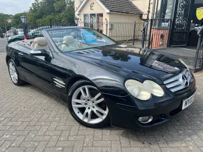 Used Mercedes SL350 272 HP (200 kW) 2007 Black Cabriolet