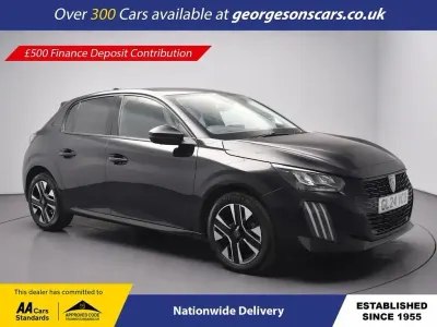 Używany Peugeot 208 Allure 100 KM (73 kW) 2024 Czarny Hatchback