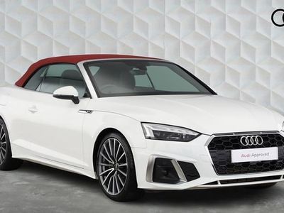 Ibis white Used 2021 Audi A5 S-Line Cabriolet | £26,200 (Expensive)