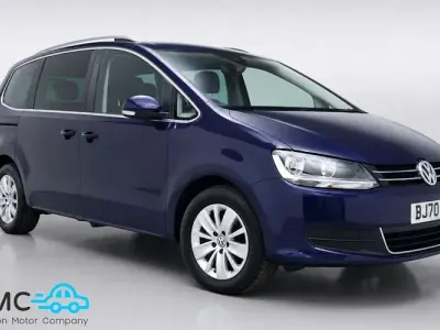 Used VW Sharan SE 150 HP (110 kW) 2020 Blue MPV