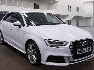 Used Audi A3 Sportback S-Line 2017 White Hatchback