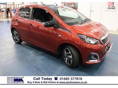 used Peugeot 108 ALLURE 1.0VTI 72PS PETROL 5 DOOR HATCHBACK (EURO 6)