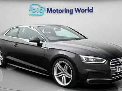 Begagnad Audi A5 S-Line 190 HK (139 kW) 2019 Svart Sportkupé