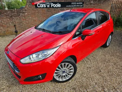Used Ford Fiesta Titanium 2013 Red Hatchback