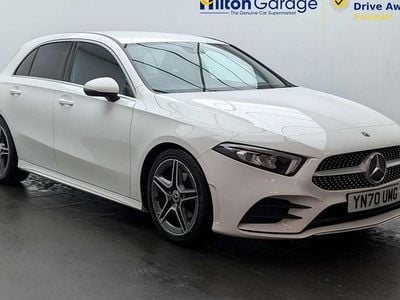 Used Mercedes A180 AMG line 136 HP (100 kW) 2020 White Hatchback