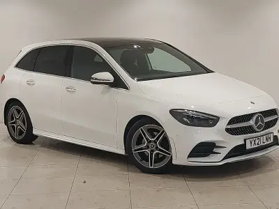 Used Mercedes B200 AMG Line Premium Plus 163 HP (119 kW) 2021 White Hatchback