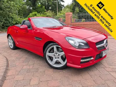 Used Mercedes SLK250 AMG 204 HP (150 kW) 2012 Mars red Cabriolet