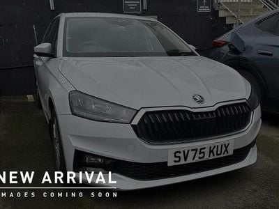 Used Skoda Fabia SE L 113 HP (83 kW) 2025 Moon white metallic Hatchback