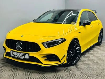 Usado Mercedes A35 AMG Premium Plus 2021 Amarelo Citadino