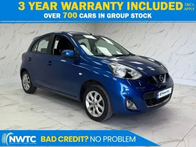 Używany Nissan Micra Acenta 80 KM (58 kW) 2015 Niebieski Hatchback